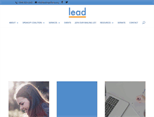 Tablet Screenshot of leadingefforts.org